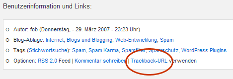 Trackback